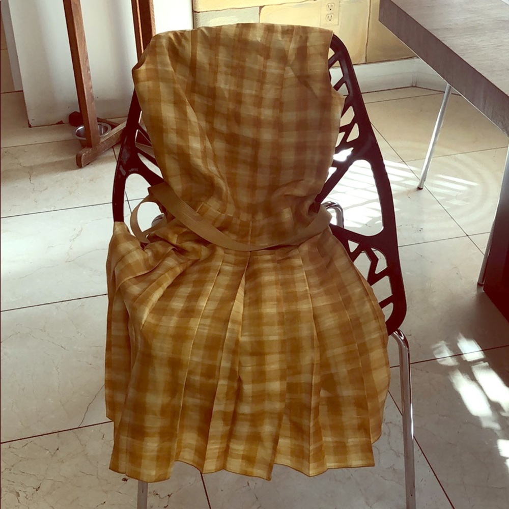 Marc Jacobs sleeveless midi dress 👗 silk withbelt - Picture 1 of 4